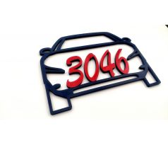 Auto spredu (výška číslic 10 alebo 13cm)