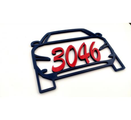 Auto spredu (výška číslic 10 alebo 13cm)