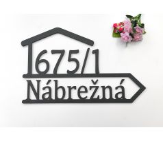 Domček s názvom ulice