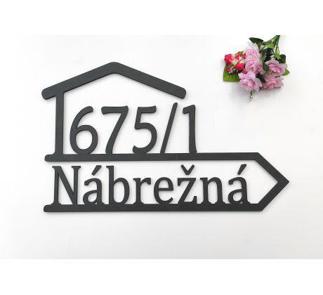 Domček s názvom ulice