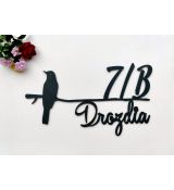 Číslo na dom - DROZD s názvom ulice